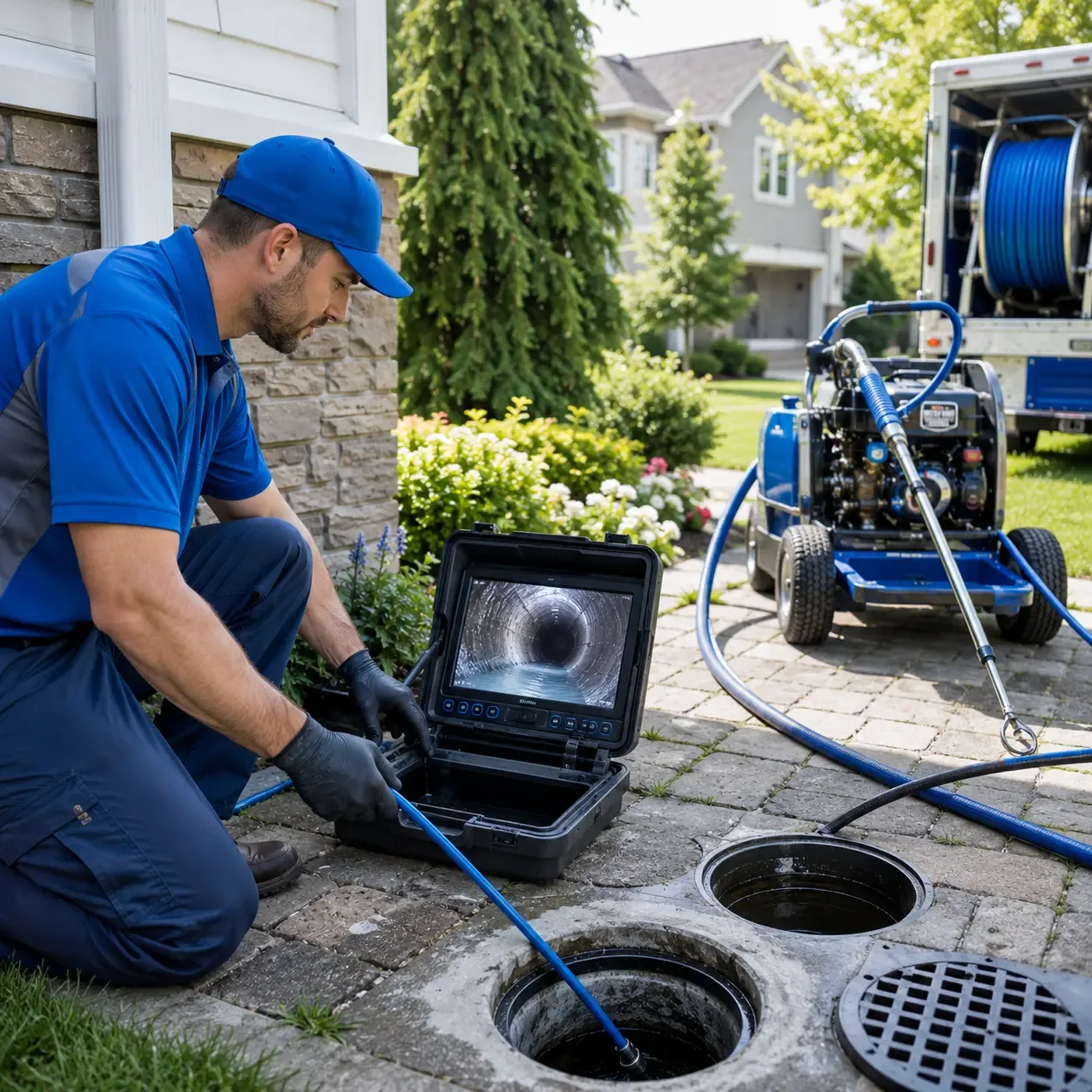 Outdoor drain cleaning professionals serving Holcomb, KS